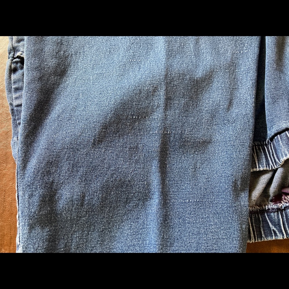 Roaman’s 32WP Fully Elastic Pull On Light Weight Denim Jeans - Picture 10 of 15